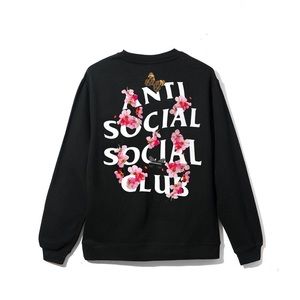 Anti Social Social Club Kkoch Black Crewneck XXL